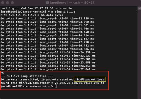 how to test for dropped packets|packet latency test.